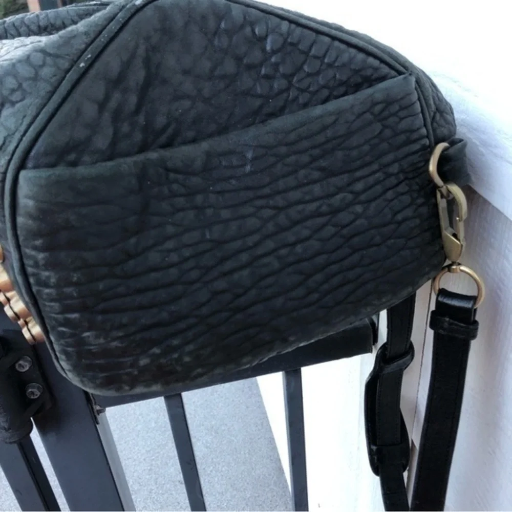 Authentic Alexander Wang Rocco Duffle Bag Black EUC Celebrity Favorite - Picture 13 of 16